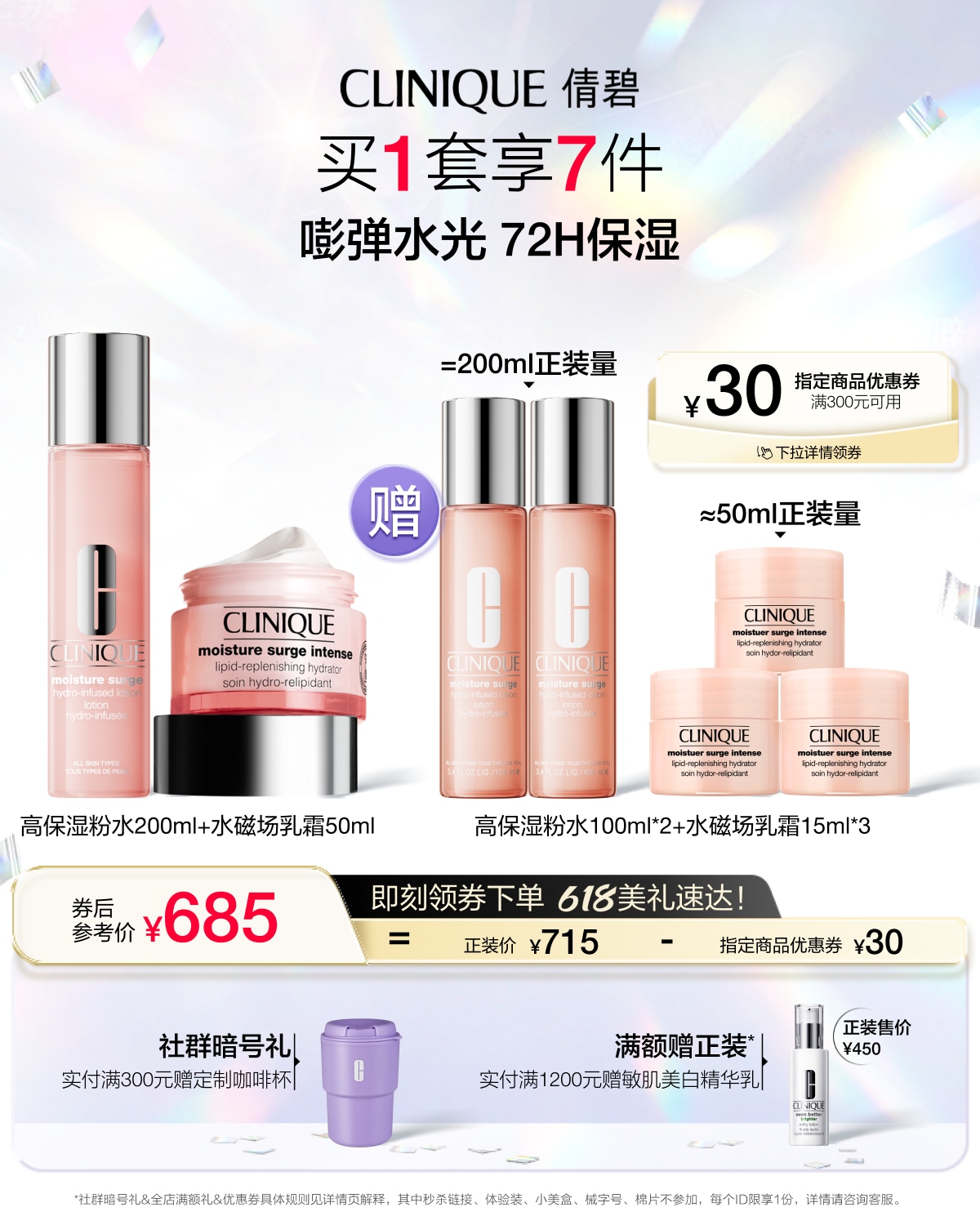 CLINIQUE MS LOTION & MS SET